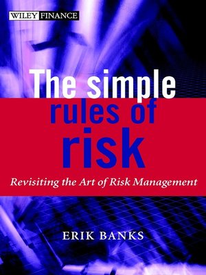cover image of The Simple Rules of Risk